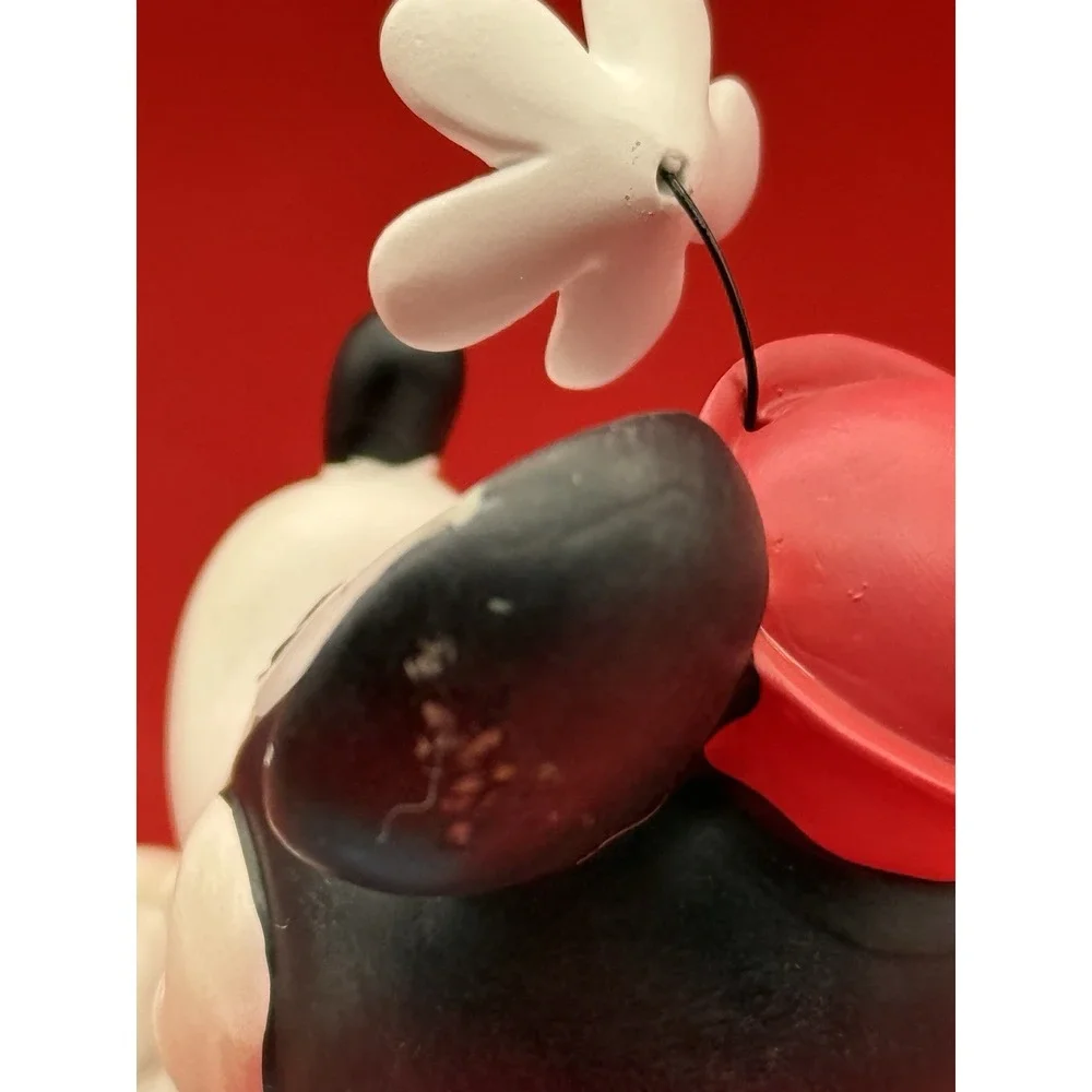 RARE Hallmark Flower Vase Disney Mickey & Minnie Mouse Limited Edition Figurine